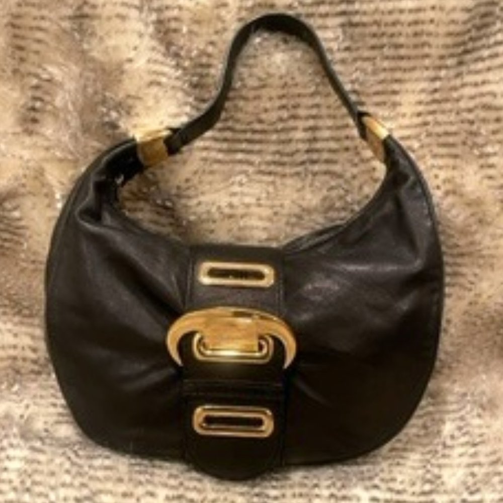 Michael Kors Black Leather Purse